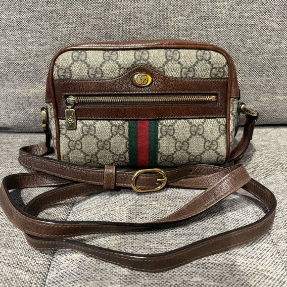 GUCCI OPHIDIA GG SUPREME MINI BAG - Picture 12 of 13